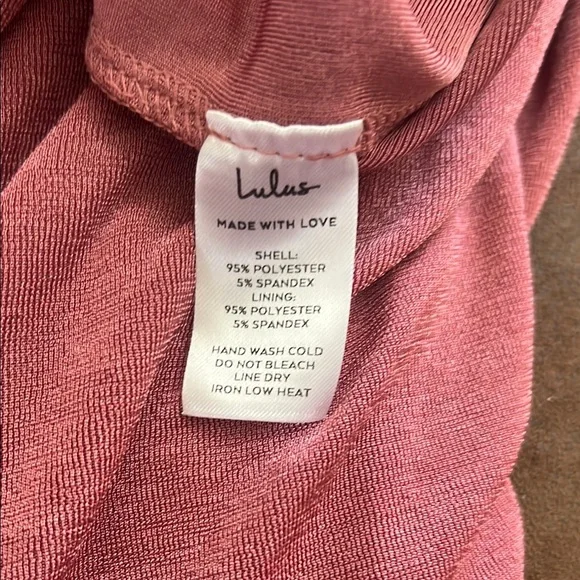 Lulus Elegant Mauve Spaghetti Strap Dress Size Medium New With Tags - Picture 11 of 11